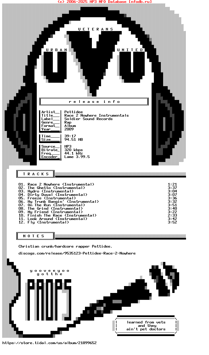 Pettidee-Race_2_Nowhere_Instrumentals-WEB-2009-Uvu