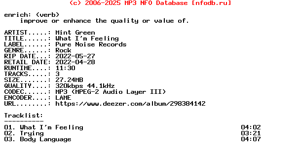 Mint_Green-What_Im_Feeling-Single-WEB-2022