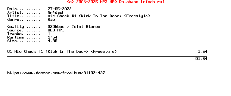 Grodash-Mic_Check_1_(KICK_IN_THE_DOOR)_(FREESTYLE)-Single-WEB-FR-2022