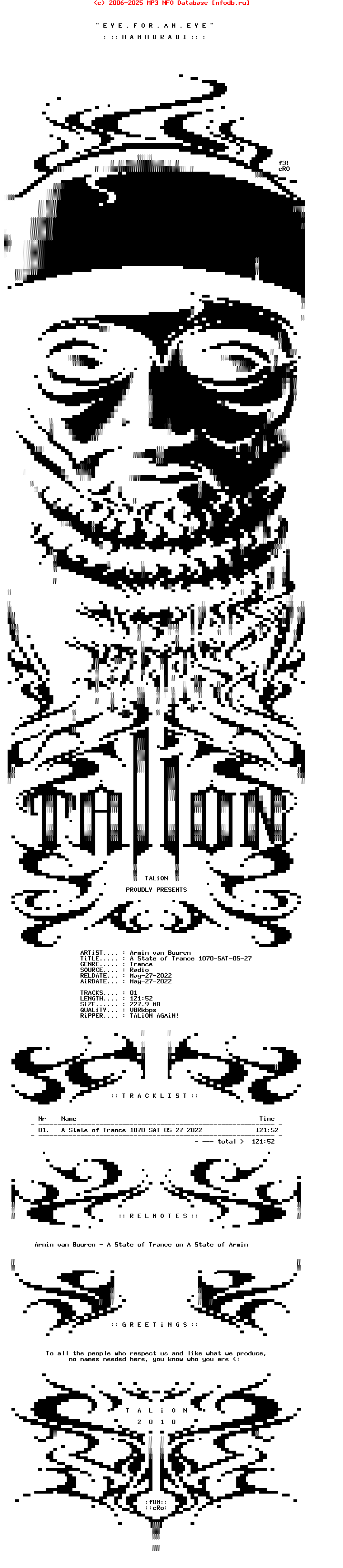 Armin_Van_Buuren_-_A_State_Of_Trance_1070-SAT-05-27-2022-TALiON