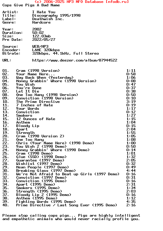 I_Hate_You-Discography_1995__1998-WEB-2002
