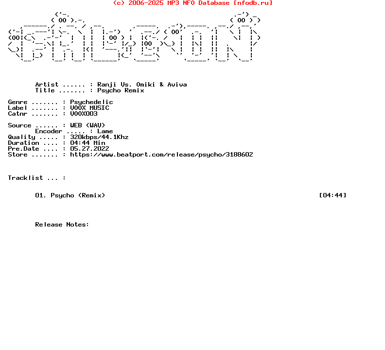 Ranji_Vs._Omiki_And_Aviva-Psycho_Remix-(VOOX003)-Single-WEB-2020-FALCON
