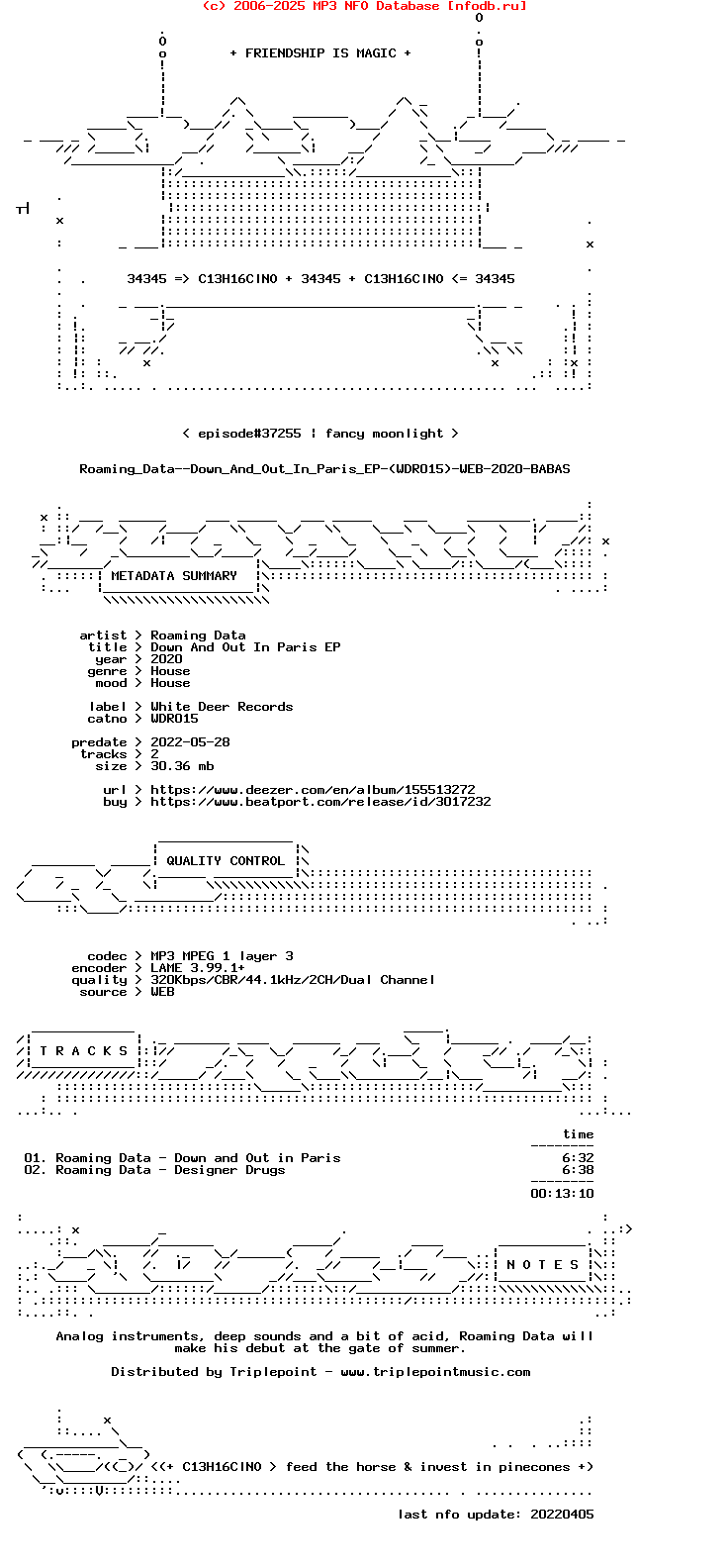 Roaming_Data--Down_And_Out_In_Paris_Ep-(WDR015)-WEB-2020-BABAS