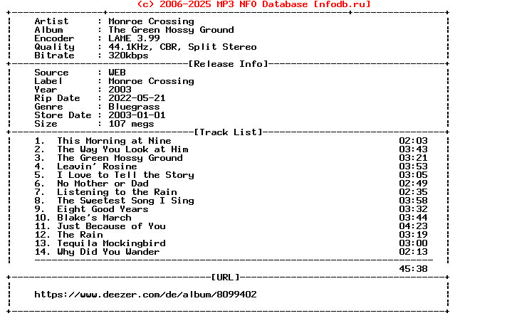 Monroe_Crossing-The_Green_Mossy_Ground-WEB-2003-Terse