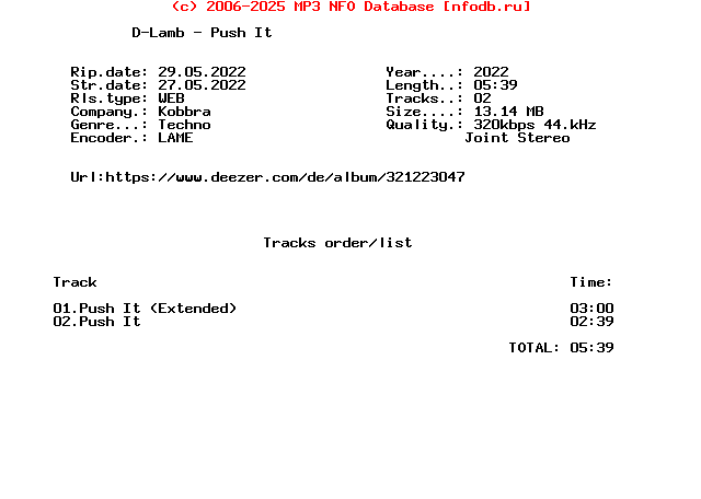D-Lamb_-_Push_It-(KOBB053)-WEB-2022