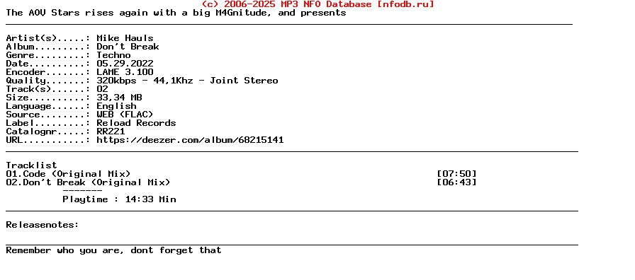 Mike_Hauls-Dont_Break-(RR221)-WEB-2018