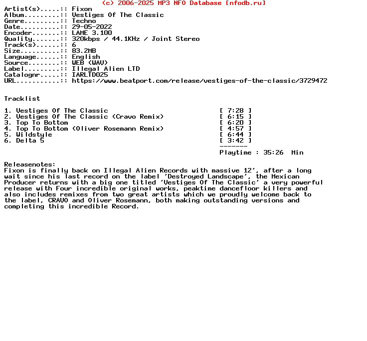 Fixon-Vestiges_Of_The_Classic-Iarltd025-WEB-2022