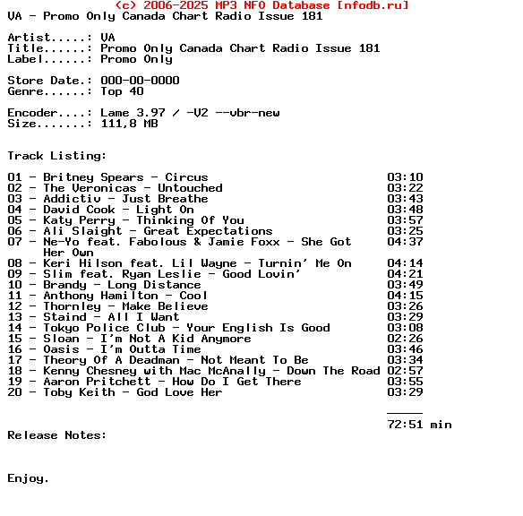 VA-Promo_Only_Canada_Chart_Radio_Issue_181-2009
