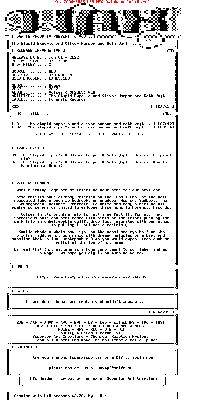 The_Stupid_Experts_And_Oliver_Harper_And_Seth_Vogt-Voices-(FOR2009)-WEB-2022