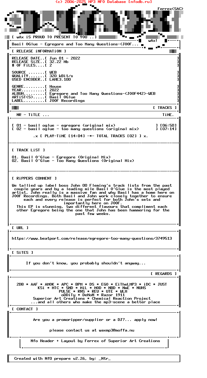 Basil_Oglue-Egregore_And_Too_Many_Questions-(JOOF442)-WEB-2022
