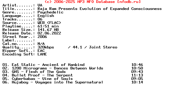 VA-Raja_Ram_Presents_Evolution_Of_Expanded_Consciousness-2006-XTC