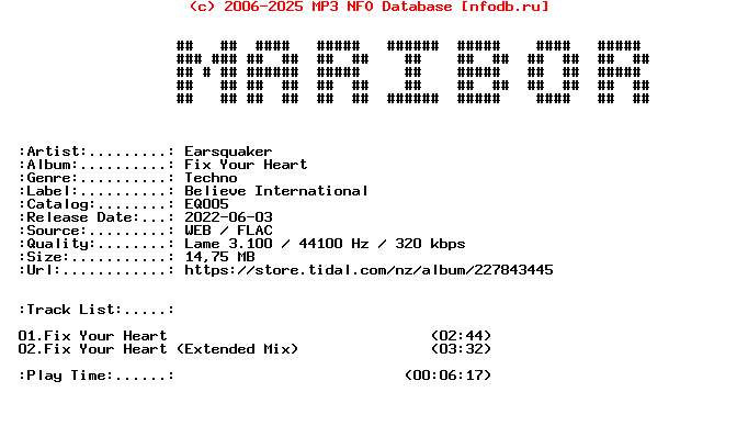Earsquaker_-_Fix_Your_Heart-(EQ005)-WEB-2022-Maribor