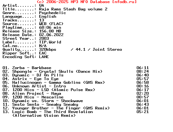 VA-Raja_Rams_Stash_Bag_Volume_2-2003-XTC