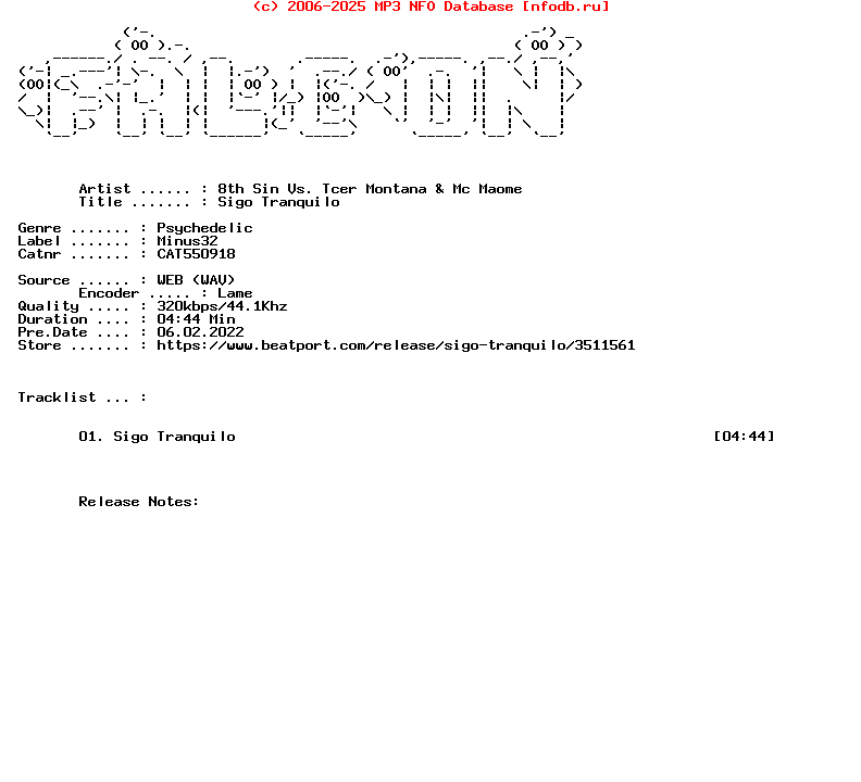 8Th_Sin_Vs._Tcer_Montana_And_Mc_Maome-Sigo_Tranquilo-(CAT550918)-Single-WEB-2021-FALCON