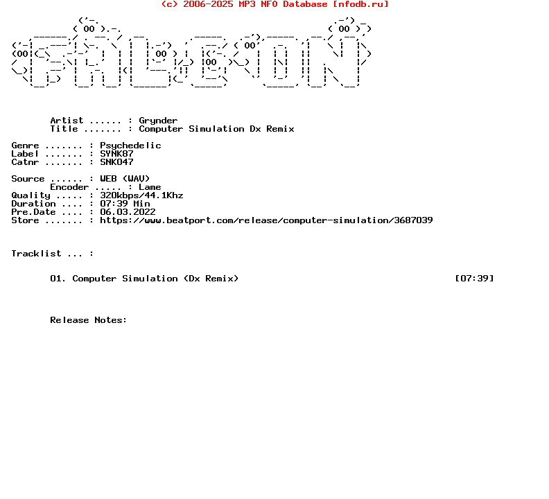 Grynder-Computer_Simulation_Dx_Remix-(SNK047)-Single-WEB-2022-FALCON