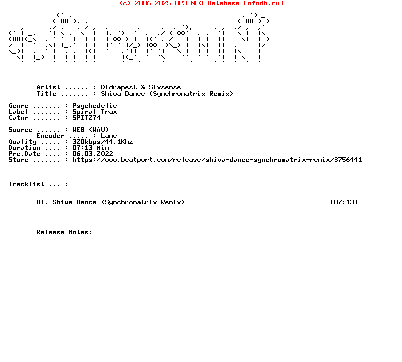 Didrapest_And_Sixsense-Shiva_Dance_Synchromatrix_Remix-(SPIT274)-Single-WEB-2022-FALCON