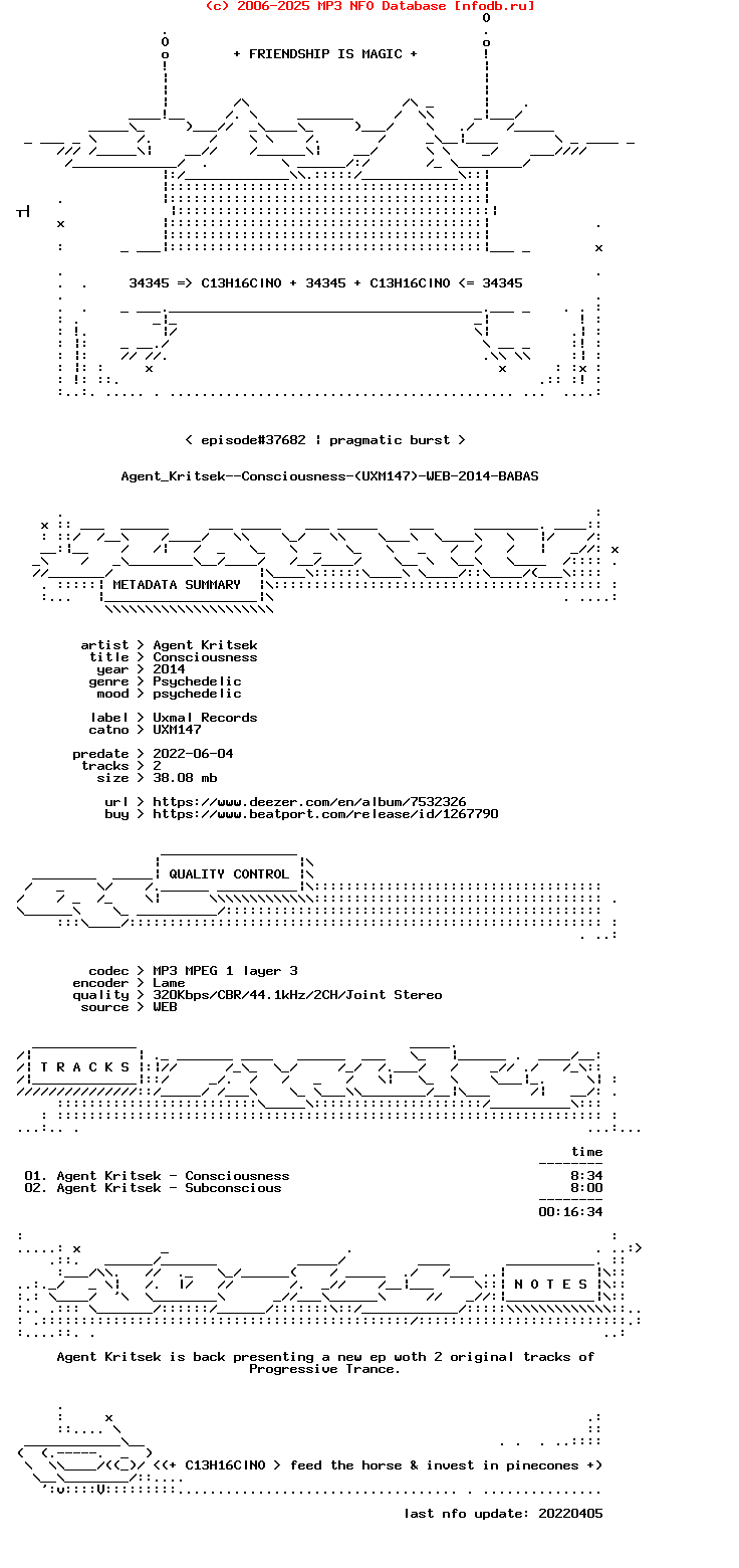 Agent_Kritsek--Consciousness-(UXM147)-WEB-2014-BABAS