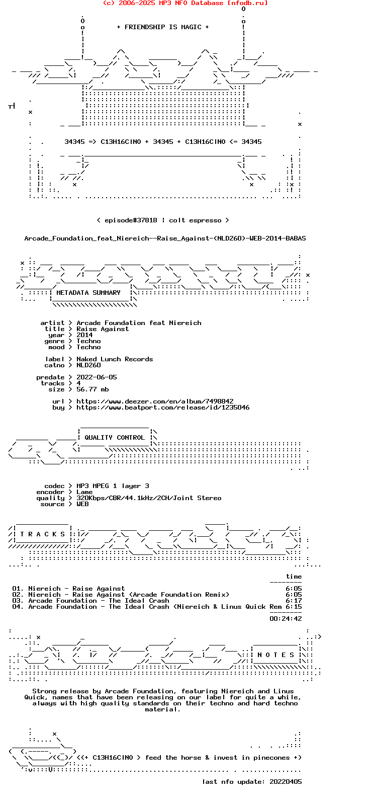 Arcade_Foundation_Feat_Niereich--Raise_Against-(NLD260)-WEB-2014-BABAS