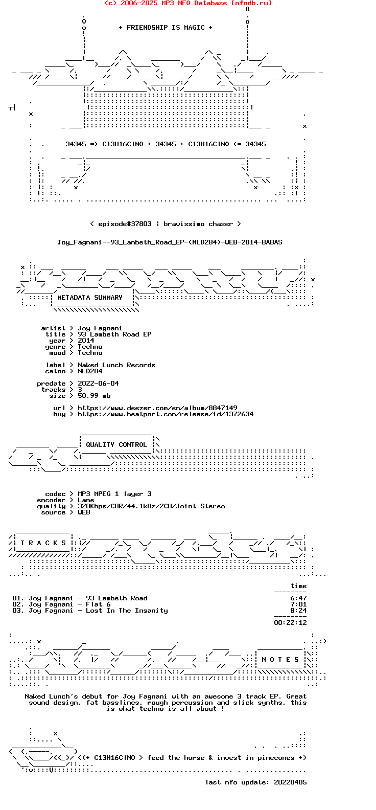 Joy_Fagnani--93_Lambeth_Road_Ep-(NLD284)-WEB-2014-BABAS