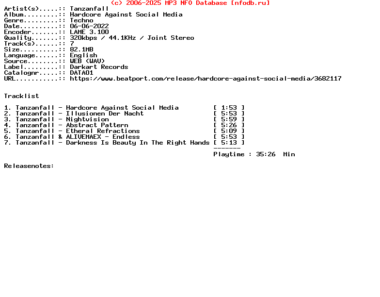 Tanzanfall-Hardcore_Against_Social_Media-Data01-WEB-2022