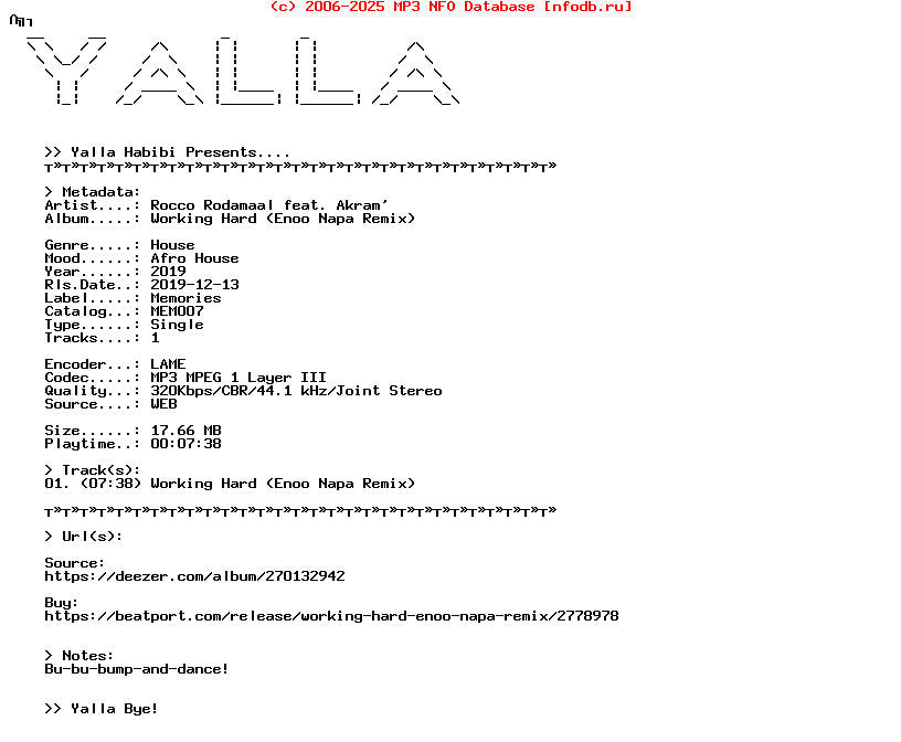 Rocco_Rodamaal_Feat_Akram--Working_Hard_(ENOO_NAPA_REMIX)-(MEM007)-Single-WEB-2019-Yalla