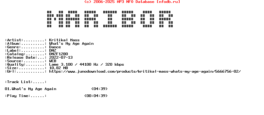 Kritikal_Mass_-_Whats_My_Age_Again-(DNZF1280)-Single-WEB-2022-Maribor