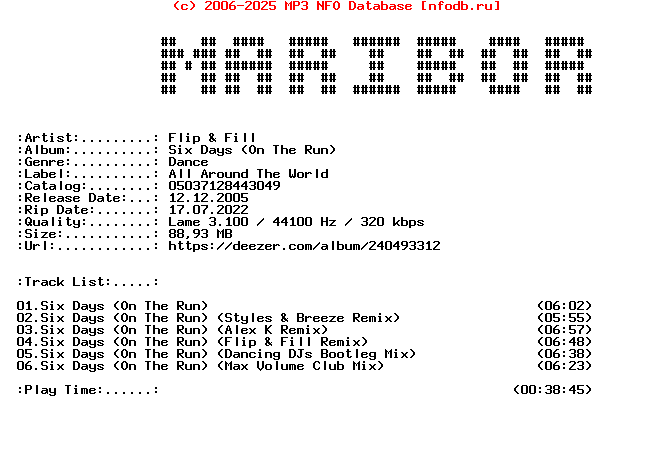 Flip_And_Fill_-_Six_Days_(ON_THE_RUN)-(05037128443049)-WEB-2005-Maribor