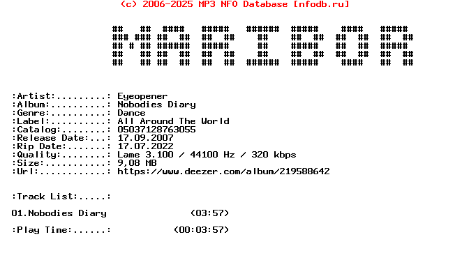 Eyeopener_-_Nobodies_Diary-(05037128763055)-Single-WEB-2007-Maribor