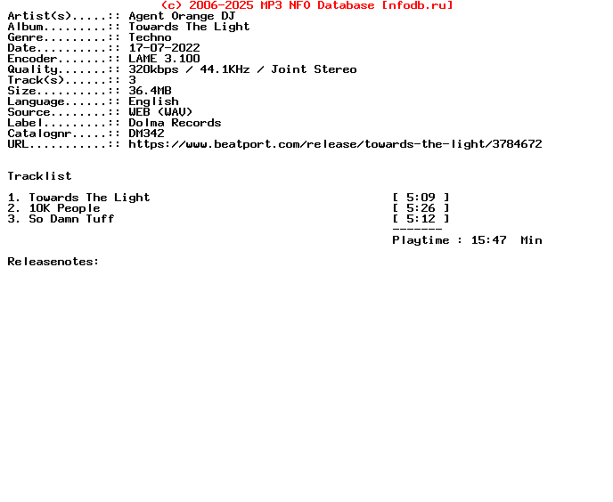 Agent_Orange_Dj-Towards_The_Light-Dm342-WEB-2022