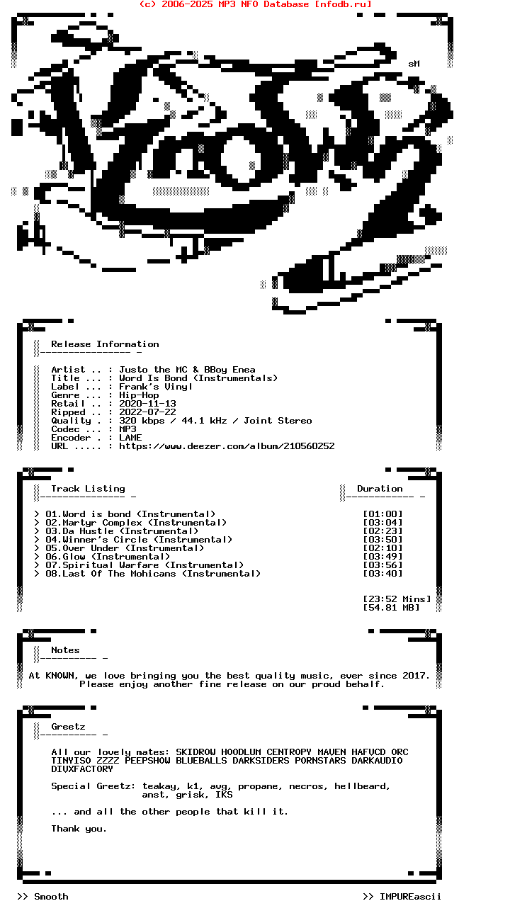 Justo_The_Mc_And_Bboy_Enea-Word_Is_Bond_(INSTRUMENTALS)-WEB-2020