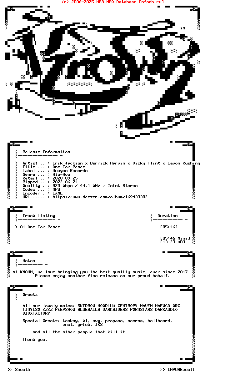 Erik_Jackson_X_Derrick_Harvin_X_Vicky_Flint_X_Lavon_Rushing-One_For_Peace-Single-WEB-2020