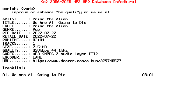 Primo_The_Alien-We_Are_All_Going_To_Die-Single-WEB-2022