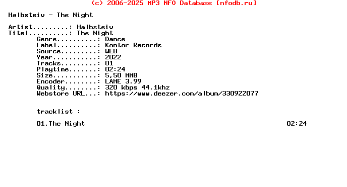 Halbsteiv_-_The_Night-Single-WEB-2022