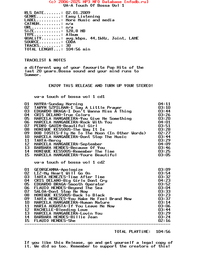 VA-A_Touch_Of_Bossa_Vol_1-2CD-2008