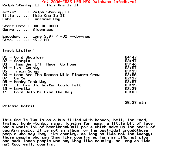 Ralph_Stanley_Ii-This_One_Is_Ii-2008