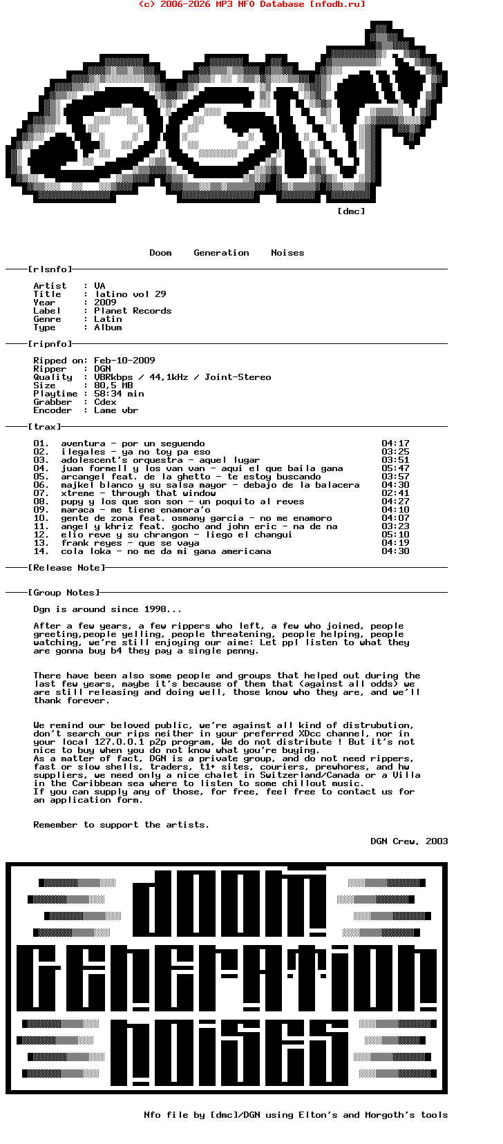 VA-Latino_Vol_29-SP-2009-DGN