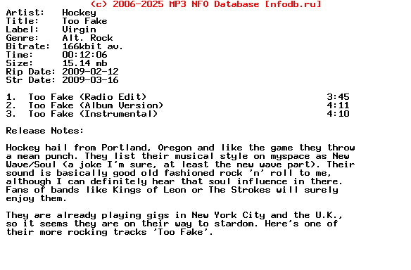Hockey-Too_Fake-(PROMO_CDS)-2009-Dv8