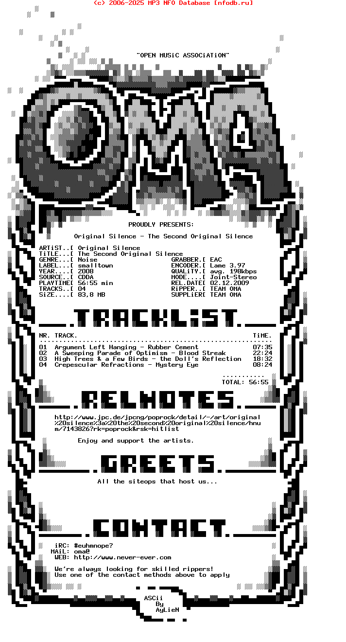 Original_Silence--The_Second_Original_Silence-2008-OMA