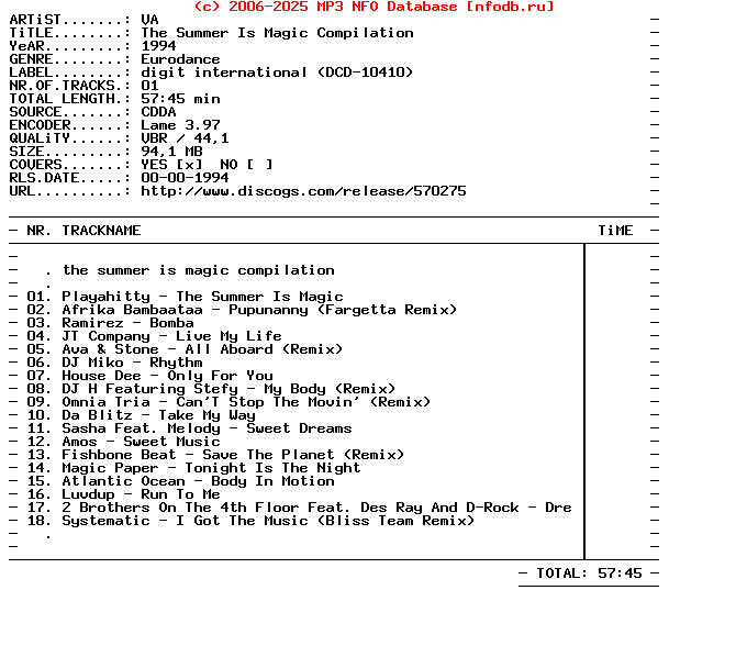 VA-The_Summer_Is_Magic_Compilation-(DCD-10410)-1994-DWM
