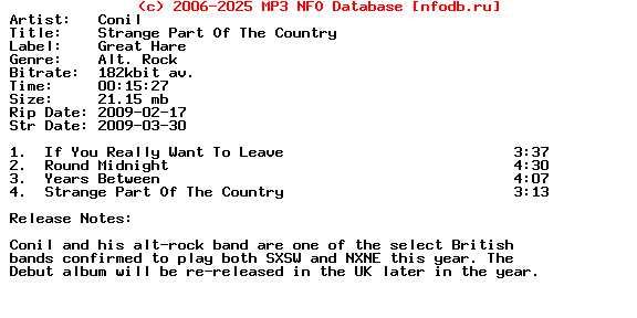 Conil-Strange_Part_Of_The_Country-(PROMO_EP)-2009-Dv8