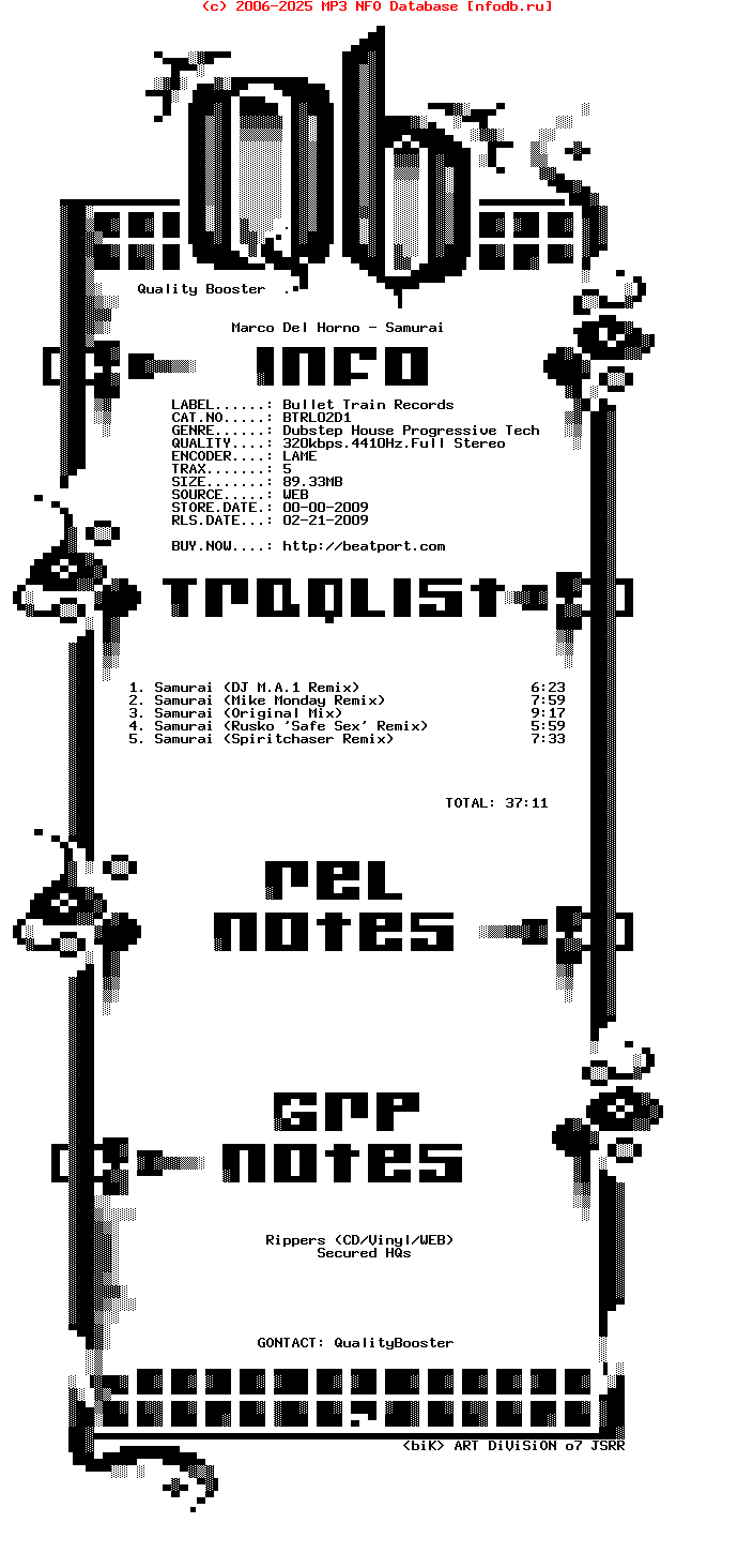 Marco_Del_Horno-Samurai-(BTRL02D1)-WEB-2009