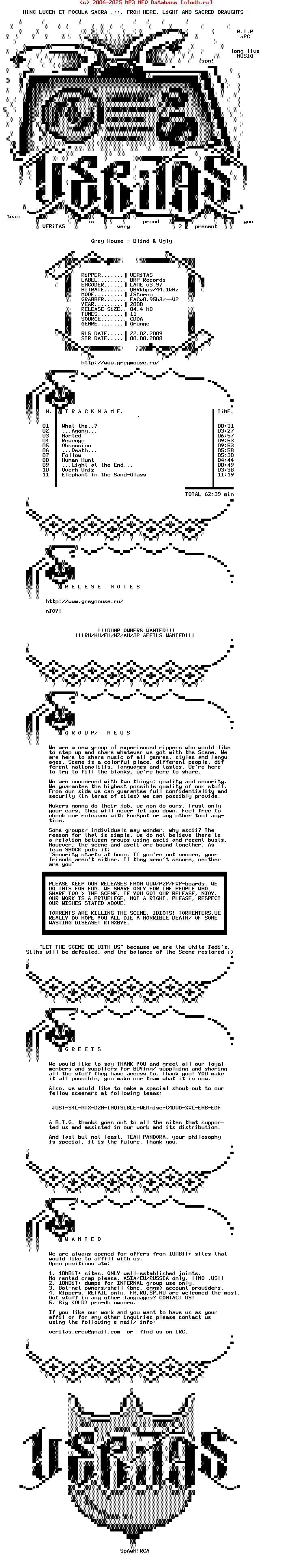 Grey_Mouse-Blind_And_Ugly-2008-VERiTAS