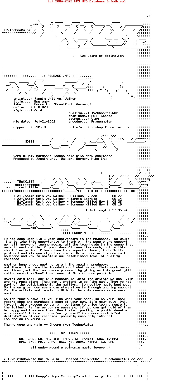Jammin_Unit_Vs._Walker_-_Egglayer_(FIM_020)-EP-1992-TR