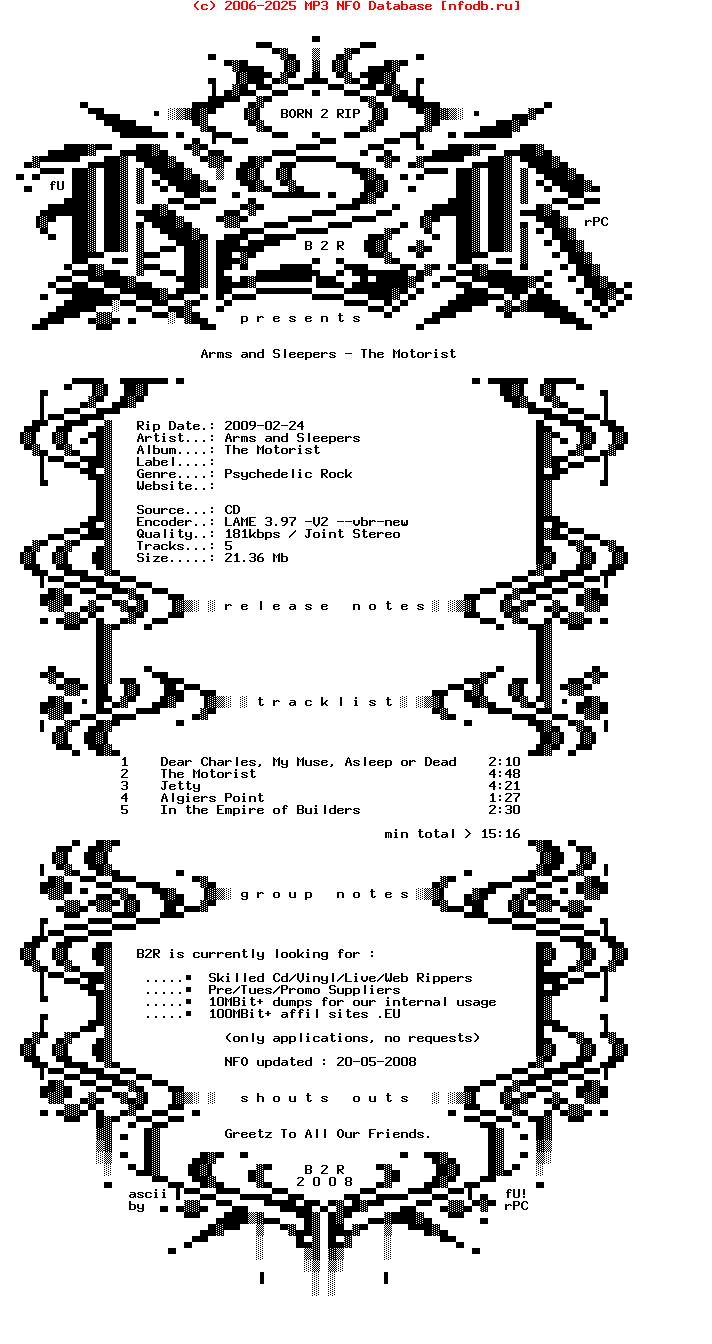 Arms_And_Sleepers-The_Motorist-(EP)-2009