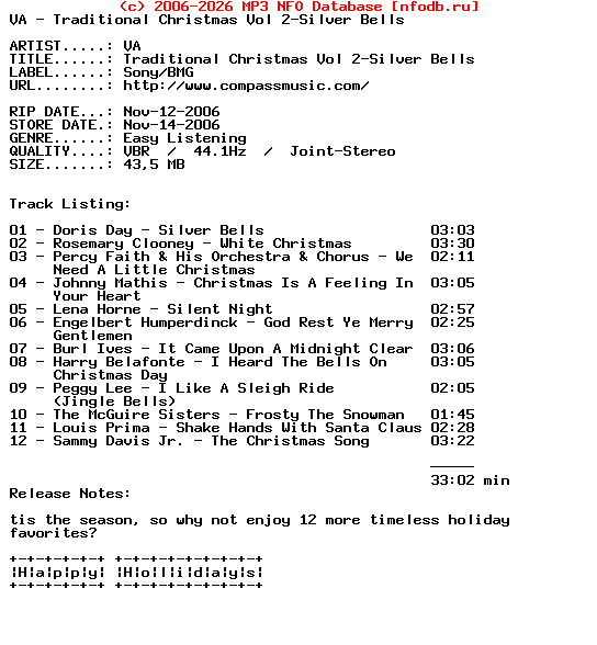 VA-Traditional_Christmas_Vol_2-Silver_Bells-2006
