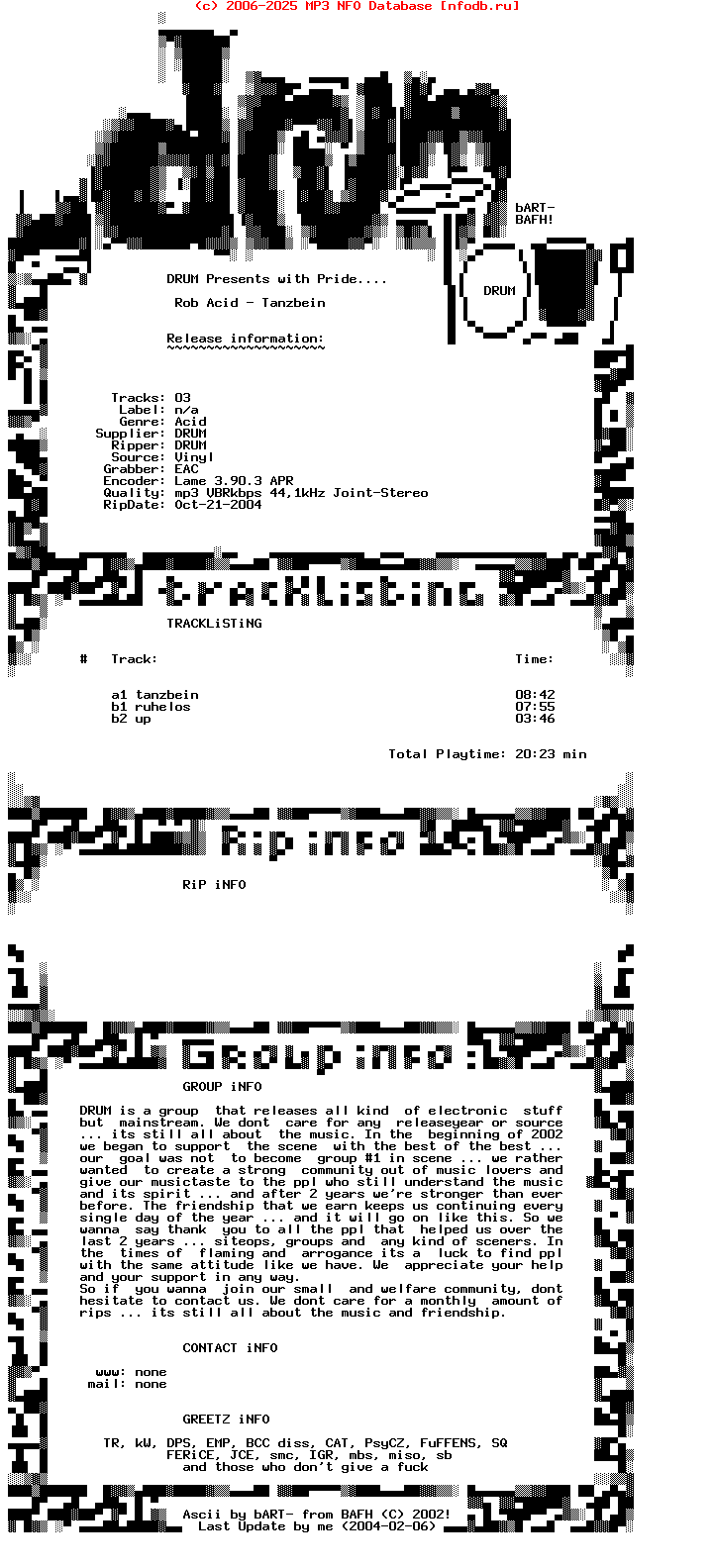 Rob_Acid_-_Tanzbein-(JF1025-VINYL)-1998-DRUM