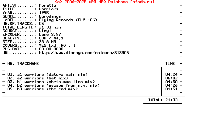 Moratto-Warriors-(FLY-186)-Vinyl-1995-DWM