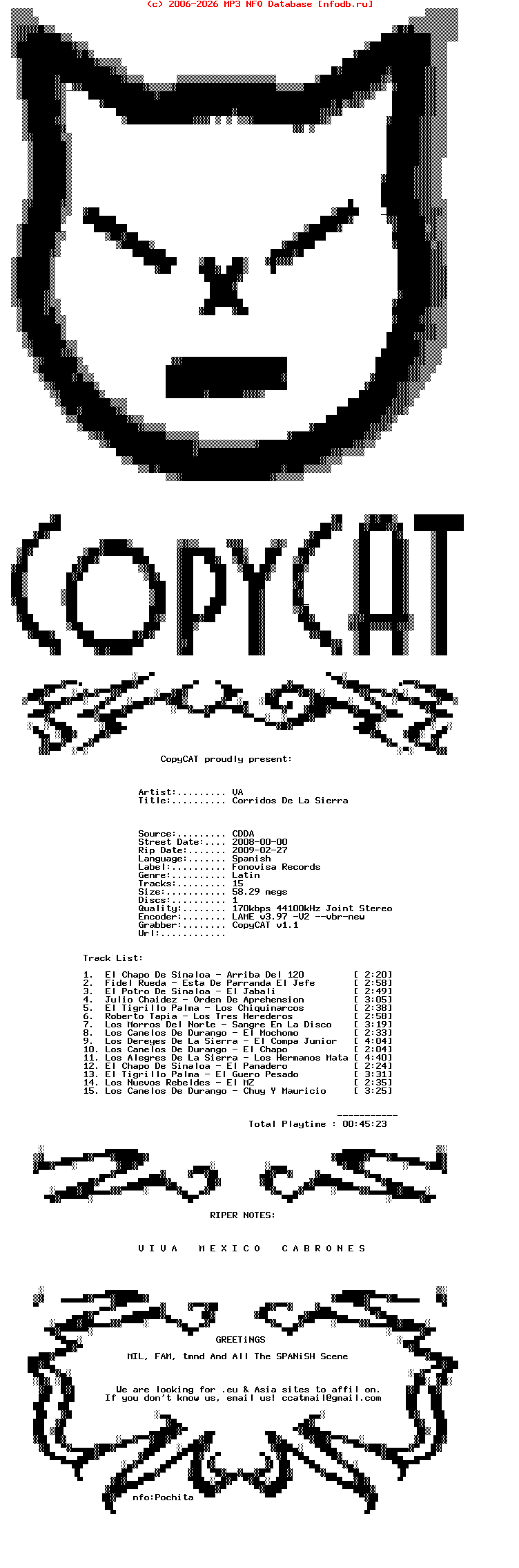 VA-Corridos_De_La_Sierra-SP-2008-Copycat