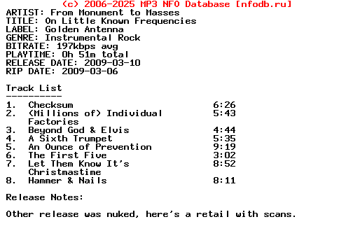 From_Monument_To_Masses-On_Little_Known_Frequencies-(RETAIL)-2009