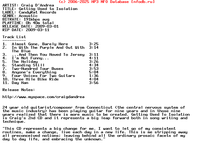 Craig_Dandrea-Getting_Used_To_Isolation-2009-RTB